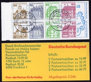 Germany 1980 - Booklet - Castles - Glucksburg - Werratal - Used - Picture 1 of 2