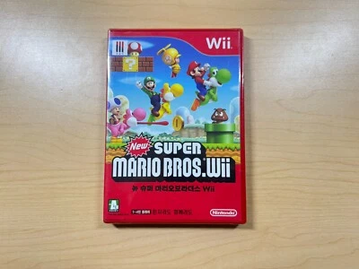 Nintendo Wii New Super Mario Bros Game Korean Version NTSC-K Sealed US Seller - image 1 of 4