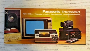 Panasonic Entertainment Products Booklet Videorecorder Radiowecker TV 70er 8-Spur Prospekt - Bild 1 von 5