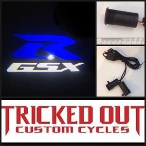 Suzuki GSXR Proyección LED Logo Luz (AZUL) Brilla Imagen en el suelo AZUL GSXR - Imagen 1 de 2