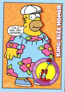 Tarjeta promocional de tintas The Simpsons Mania 2001 P1 - Imagen 1 de 2