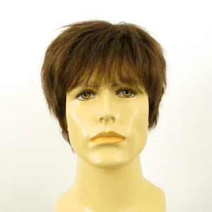 Short Wig For Men Natural Hair dark Blond Ref JACQUES 8 - Imagen 1 de 8