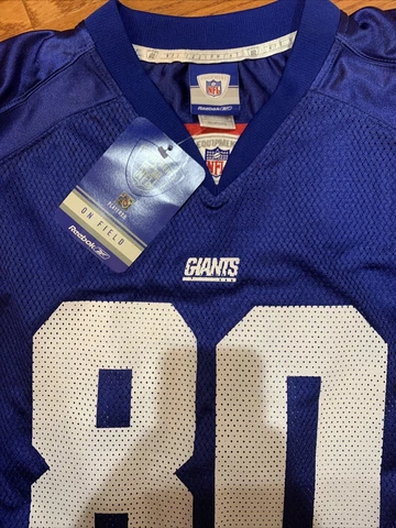 New York Giants Jeremy Shockey #80 Reebok Official NFL Field Jersey  Size 4X NWT Cover