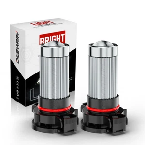 5202 LED Fog Light Bulbs 6000K WHITE for GMC Sierra 1500/2500/3500 2007-2019 LYH - Picture 1 of 13