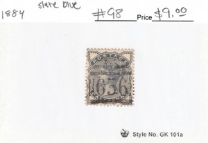 Great Britain #98 1/2p Slate Blue "Victoria" Used 1884 - Picture 1 of 1