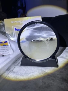 Rundes Glas bewegliche Sandkunst Malerei 3D dynamische Tiefseesicht Sandlandschaft ADHS - Bild 1 von 5