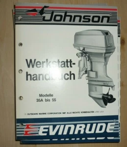 Manual de taller Johnson fueraborda motor de barco mod. 35A a 55 - Imagen 1 de 1