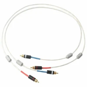 Par de cables de cobre puro con cable plateado enchapado en oro HIFI audio RCA - Imagen 1 de 2