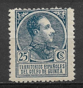 Guinea 1919 Edifil NE 10A Alfonso XIII PERFECT MNH - Picture 1 of 2