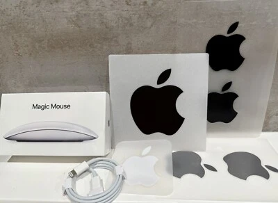 Apple Magic Mouse + Apple USB-C to Lightning Cable + Apple Stickers Set Of 4 - Image 1 of 3