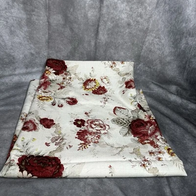 Tecido rosa Waverly Norfolk 57" X 76" 100% algodão floral - Imagem 1 de 4