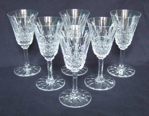 6 verres à vin en cristal de Saint Louis, modèle Tarn - 13,9cm - signés - Picture 1 of 6