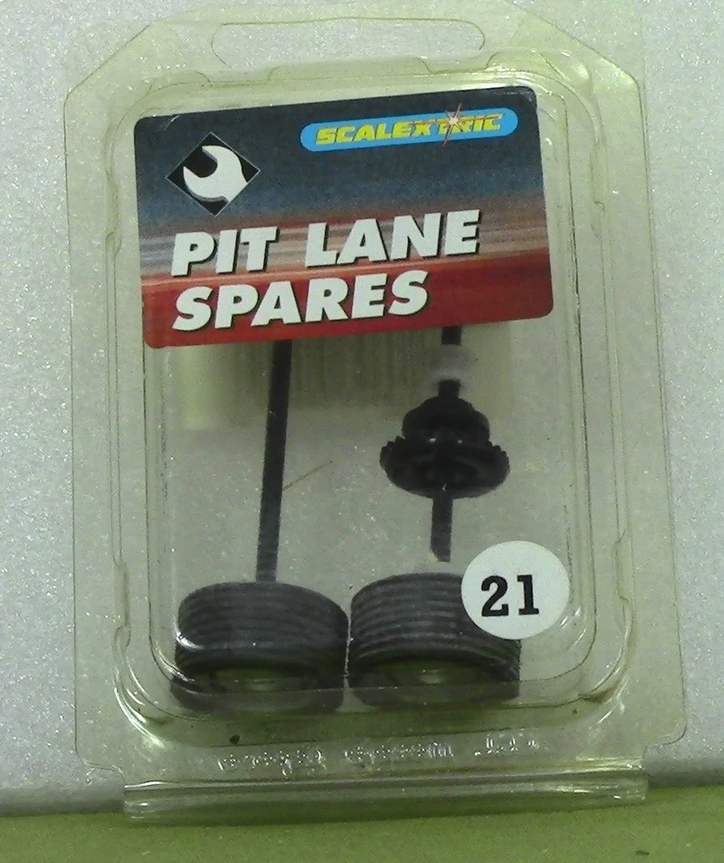 Scalextric C.8091 Axle Assemblies (Jaguar XJ220) new in pack - see close-ups! - Image 1 of 4