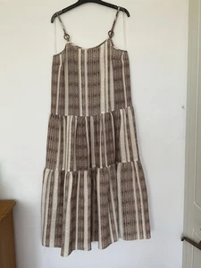 Bailey Blue Summer Striped Dress Size L - Picture 1 of 9