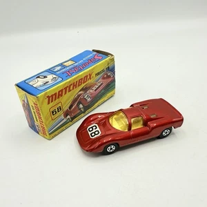 Matchbox Superfast 68 Porsche 910 With 68 Label Near Mint Crushed Box - Picture 1 of 13
