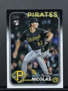 2024 Topps #408 Kyle Nicolas RC - Picture 1 of 2