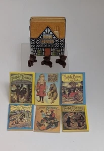 Dana Kubick Hunky Dory House 988+ 6 libros en miniatura Merrimack con osos de peluche - Imagen 1 de 24