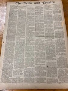 Die Nachrichten- und Kurierzeitung, Charleston, S.C., 31. Dezember 1886 - Bild 1 von 5