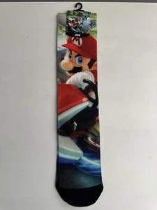 🕹 Nintendo Super Mario Kart Socks Large/XL 10-13 NEW 🕹 - Picture 1 of 2
