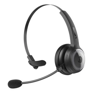 Bluetooth Headset, Wireless Headset with Microphone & Mute Button, 60Hrs Talk... - Picture 1 of 7