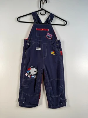 Mono de Colección Baby Snoopy Baby Unisex Peanuts Polar Una Pieza Azul Talla 24M 11x11 Foto 1 de 4