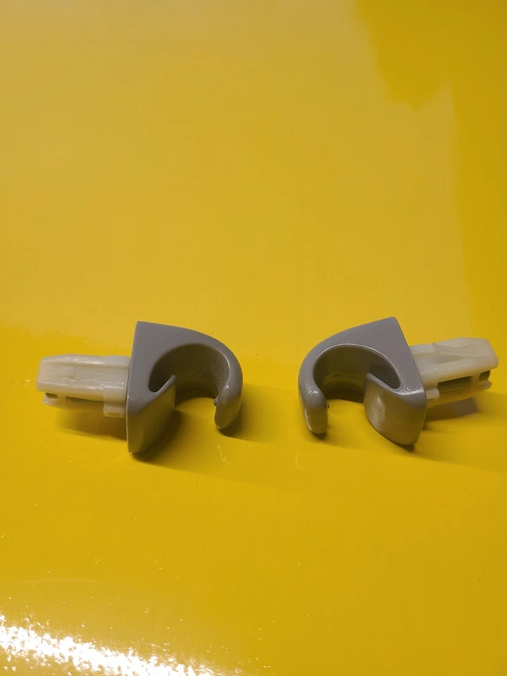 Clipes de para-sol Toyota Highlander 2001-2007 cinza - Imagem 1 de 1