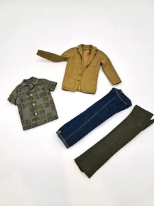 Verschiedene Vintage Ken Kleiderpaket Hosen, Jeans, Print Hemd und Jacke - Bild 1 von 8