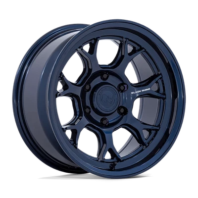 Black Rhino BR017 Etosha Flow Formed 17x8.5 -10 Blue Wheel 6X139.7 6X5.5 (QTY 1) Foto 1 de 4