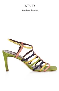 STAUD Damen Ann Satin Sandalen Größe 37 - Bild 1 von 12