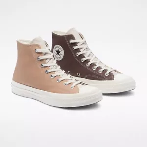 Converse Chuck70 Hi Tri-Panel Color-Blocked Shoes Hemp Brazil Nut Mens 9 A01645C - Picture 1 of 7