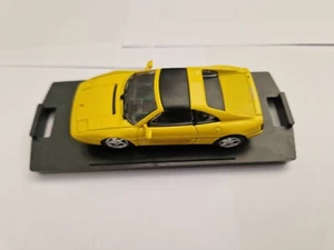 CLASSIC 1/43 SCALE BANG - FERRARI 348 TS STRADALE YELLOW DIECAST MODEL CAR 8002 - Picture 1 of 3