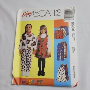 McCalls 8964 EZ Patrón Niñas Camisa Jersey Chaqueta Pantalones Talla 5/6 Sin Cortar - Imagen 1 de 3