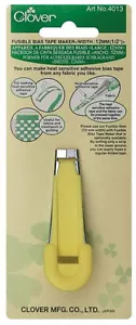 Clover Fusible Bias Tape Maker - Yellow 12mm (1") quilting, applique, sewing - Picture 1 of 1
