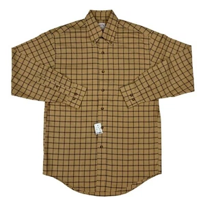 Camisa a Rayas Brooks Brothers Manga Larga con Botones a Cuadros - Tostada - Talla: Pequeña - Imagen 1 de 3