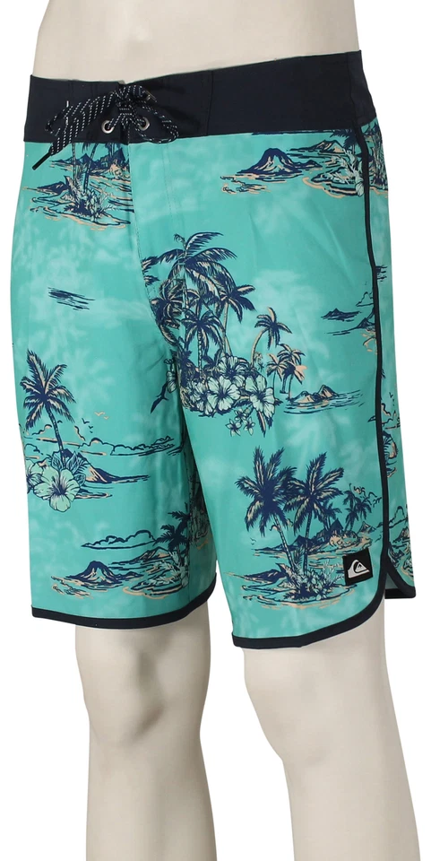 Boardshorts Quiksilver Surfsilk Scallop 19" - Capri - Nuevos Foto 1 de 1