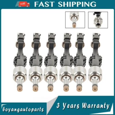 Juego de 6 inyectores de combustible nuevos para BMW 428I 528I 2014-2016 328I X1 X3 Z4 2013-2016 Foto 1 de 4