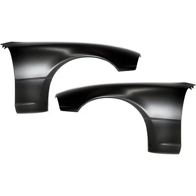 Front Driver & Passenger Side Primed Steel Fender For 90-97 Mazda Miata Set of 2 - Image 1 of 4