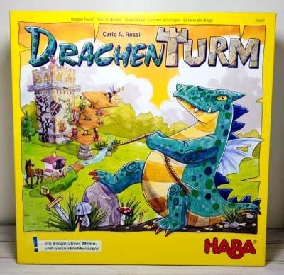 Drachen Turm - Dragon Tower - Board Game HABA German & English Instructions - Image 1 of 4