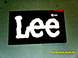 Decal / Sticker + Lee + Jeans + Women's / Men's Fashion + - Picture 1 of 1