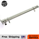 24 Inch Stainless Steel Marine Boat Yacht Flag Pole with Angled Deck Mount Base