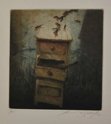 Reinhard Zado / Radierung/ handsigniert/  100 Exemplare/2 - Bild 1 von 3