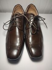 Men's Leather Shoes Brown Size 10.5 Bruno Marc New York Great Condition 