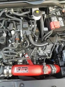 Sistema de admisión de aire frío Injen SP para Honda Civic SI 17-20 1,5 L turbo rojo arrugas - Imagen 1 de 5