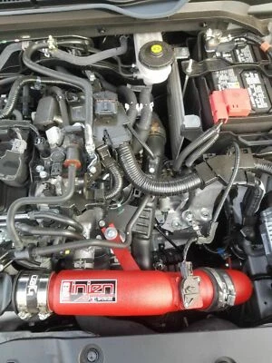 Injen SP Cold Air Intake System for Honda Civic SI 17-20 1.5L Turbo Wrinkle Red - Image 1 of 4