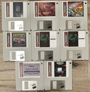 Pack de jeux vintage Apple Macintosh Classic 512k(e) 2 sur disques neufs 400K/800K DD - Photo 1/1