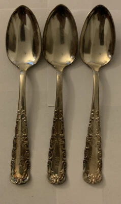 Cucharaditas cubiertos vintage plateados Rogers Bros. - Juego de 3 - Mb08 Foto 1 de 4