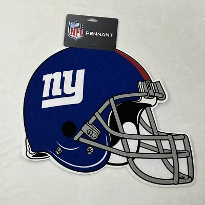 New York NY Giants NFL Fútbol Máscara Casco Clásico Fieltro Banderín Bandera 18” Foto 1 de 4