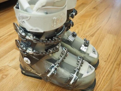 NEW Gray Head Vector 100 Womens Ski Boots Mondo 24.5 US 7 - Image 1 of 4