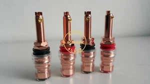 4x CMC Pure Copper Amp Speaker Terminal Binding Post Socket hifi audio - Picture 1 of 3