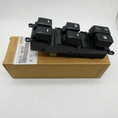 Interruptor de ventana eléctrica principal izquierdo nuevo ajuste para Kia Rio 2012-2017 93570-1W157 Foto 1 de 4